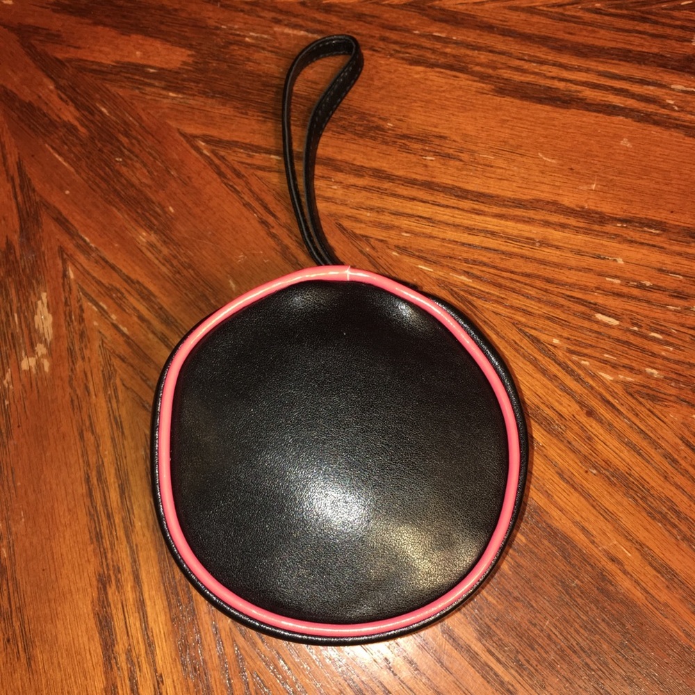 Guess Round Vegan Leather Wristlet - Picture 6 of 9